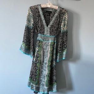 INC Size 6 gorgeous silk multi-colored dress